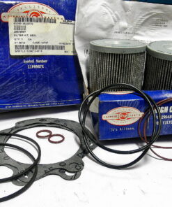 New Old Stock Allison Transmission Filter Kit. Oshkosh Part number 10KP899. Includes instructions, filters, O-rings and gaskets.  5330-01-453-0770. Fits FMTV 8326. 29558328 29548987 29540493 29536899 Verify your application.  C4D4