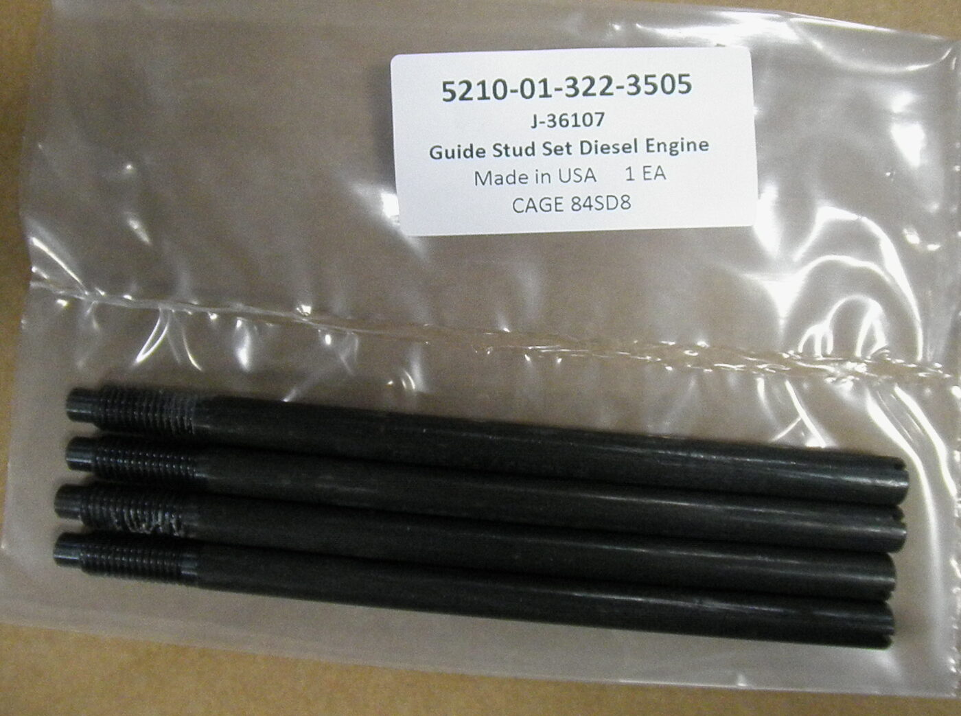 Detroit Diesel Guide Stud Set J-36107 5120-01-322-3505 J36107