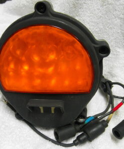 Used. Tested Here, All functions working properly. Amber lens is a little milky, opaque. 6220-01-482-6107,TACOM Park Light, 12422957, Light; Parking, 3283584, 19207-12422967, 07412, Amber LED Park Light, LED replacement for old 6220-00-880-1624, 11614156, 3453999, 10500722, 4-wire with dedicated ground, Composite Housing L3B2