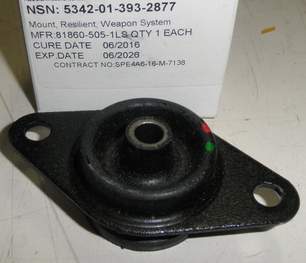 5342-01-393-2877 Mount; Resilient 505-1LS/02 505-1LS 8D00072-35 AN/TRN ...