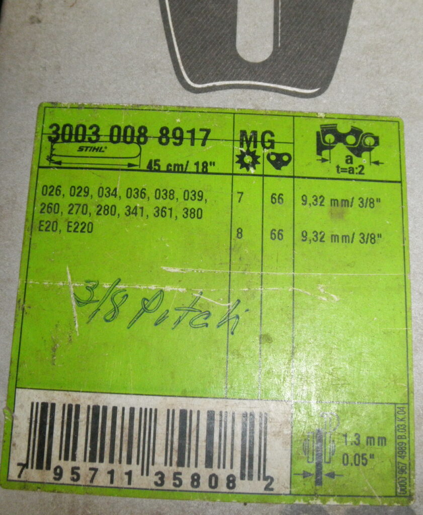 30030088917 STIHL 18" Bar 3003 008 8917 Rollomatic E Laminated Sprocket ...