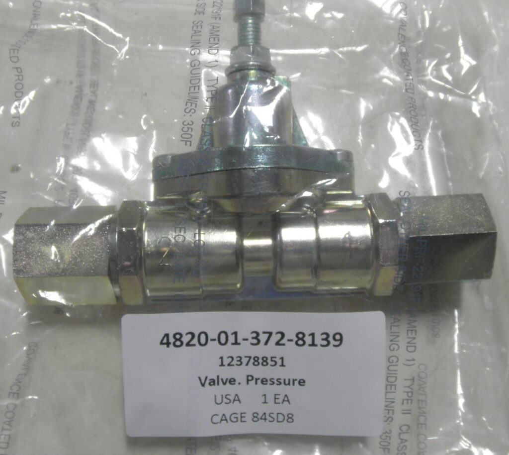 12378851 N30261B 4820-01-372-8139 Valve Regulating System Pressure ⋆ DP ...