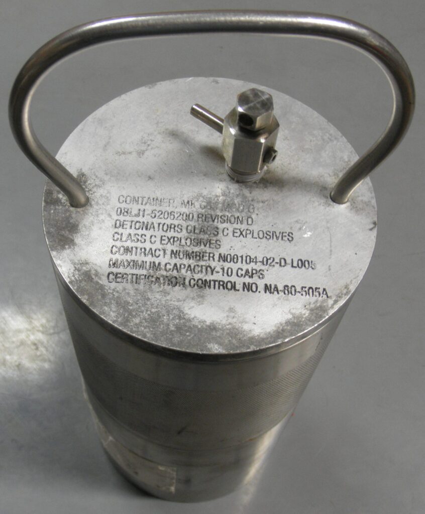 MK663 Explosive Ordinance Container 1385-01-119-3324 US Army 5206200 ...