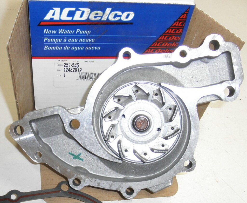 12482919 Genuine GM Water Pump AC Delco 251-545 OEM NOS ⋆ DP Equipment LLC