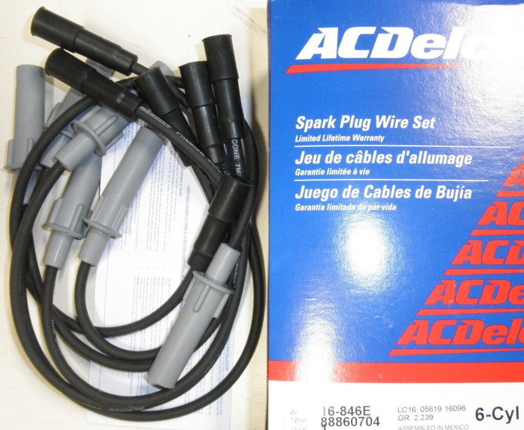 AC Delco Plug Wires Dodge Caravan Chrysler 3.3 3.8 V6 0010 16846E