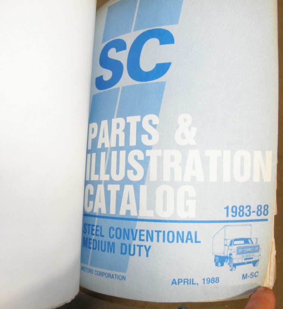GM Parts Catalog 197988 Chevrolet GMC Steel Conventional Trucks w