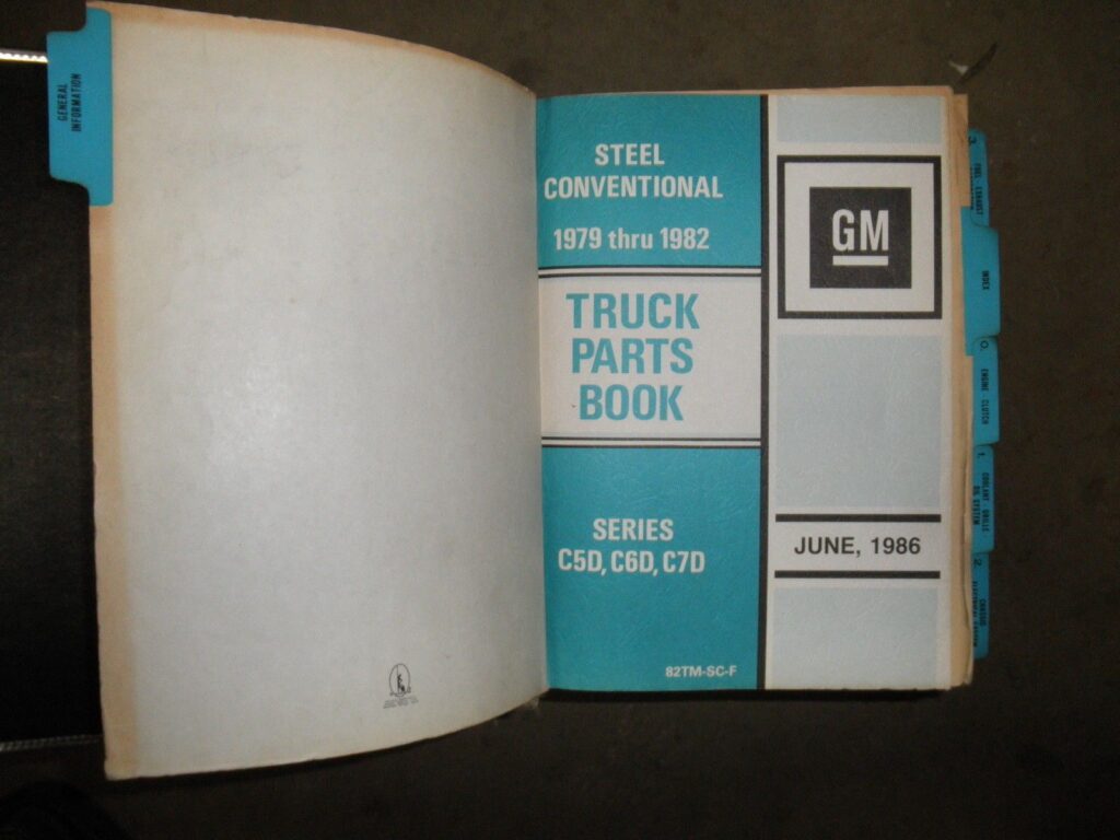 GM Parts Catalog 197988 Chevrolet GMC Steel Conventional Trucks w