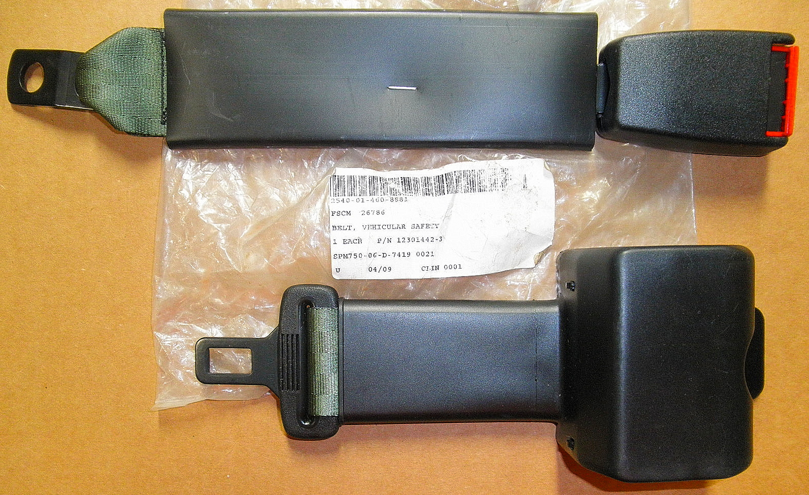 L2a5 2540-01-460-8881 12301442-3 M-939 Belt, Vehicular Safety ⋆ DP Equipment LLC