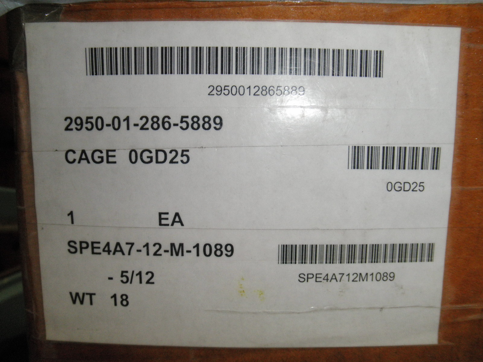 2674152 2950-01-286-5889 465154-9002R Garrett Turbocharger, Reman - Image 6