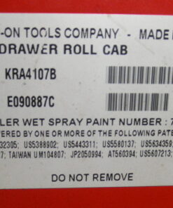 Snap-on Tool Cabinet KRA4107B KRB1026 5140-01-434-5818 Lightly used, excellent shape. No major dents or scratches. WHSE1