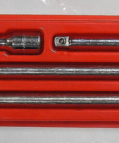106BTMX Snap-on 6pc 1/4" Drive Knurled Extension Set 5120-01-429-3518 Used; No signs of misuse or damage. Cleaned here. Check balls all work properly. Includes 1.25" TMXK1, 2" TMXK2, 4" TMXK4, 6" TMXK60, 8" TMXK80, and 11" TMXK110. C3D3B 