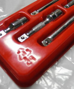106BTMX Snap-on 6pc 1/4" Drive Knurled Extension Set 5120-01-429-3518 Used; No signs of misuse or damage. Cleaned here. Check balls all work properly. Includes 1.25" TMXK1, 2" TMXK2, 4" TMXK4, 6" TMXK60, 8" TMXK80, and 11" TMXK110. C3D3B 