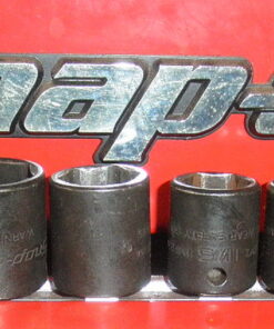 212IMFYA Snap-on 12pc 6 Pt SAE Flank Drive® Shallow Impact Socket Set 3/8