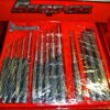 Snap-on PPC 14 Pc Punch Chisel Set 5180-01-437-2003 PPC715A. ***READ*** This kit has 14 tools, originally included 15. Missing PPC3A . Light oxidation, PPC820A chisel has damaged tip. see photos. Includes PPC103A PPC104A PPC105A PPC106A PPC108A PPC203A PPC204A PPC205A PPC206A PPC208A PPC4A PPC812A PPC816A PPC820A GTBD11
