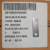 2915-00-518-5458 2525258 Plate, Retaining PT6T T400 L2C6B