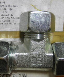 NOS; Very light oxidation may be present. Parker Ermeto DIN tube to swivel high pressure hydraulic tube fitting. EVL22LCF 118491 4730-12-185-5224 Tee, Tube Made in Germany L3A9