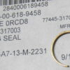 2840-00-618-9458 317003 Seal, Air, Aircraft Gas Turbine Engine J52 JT8A PR5