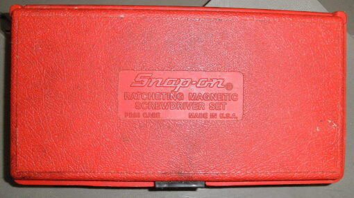 Snap-on SSDMR4A Yellow Ratcheting Screwdriver 20 Bits PB55 Case - Image 2