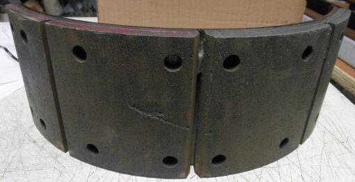 ***New Old Stock. scratch / debris on fiction material. See Photos.*** FMTV Brake Shoe, A13222V2232, 2530-01-510-3965, Fits LMTV; FMTV and others, Oshkosh part number is 27KP760;  2530-01-510-3965, FMTV Brake Shoe, A13222V2232, A1-3222-V-2232, MTV Brake Shoe, LMTV Brake Shoe, 27KP760, 3222J2194, R5A3