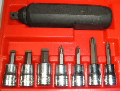 Snap-on 208EPIT 8 pc 3/8" Manual Impact Driver Set ***READ*** 5120-01-460-7643 - Image 3