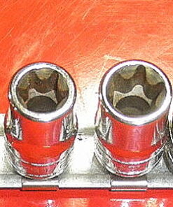 213AFLEY Snap-on 13Pc TORX® Shallow Socket Set E4-E24 5120-01-574-4638 ***READ*** Used; light oxidation from damp storage. Includes (6) 1/4