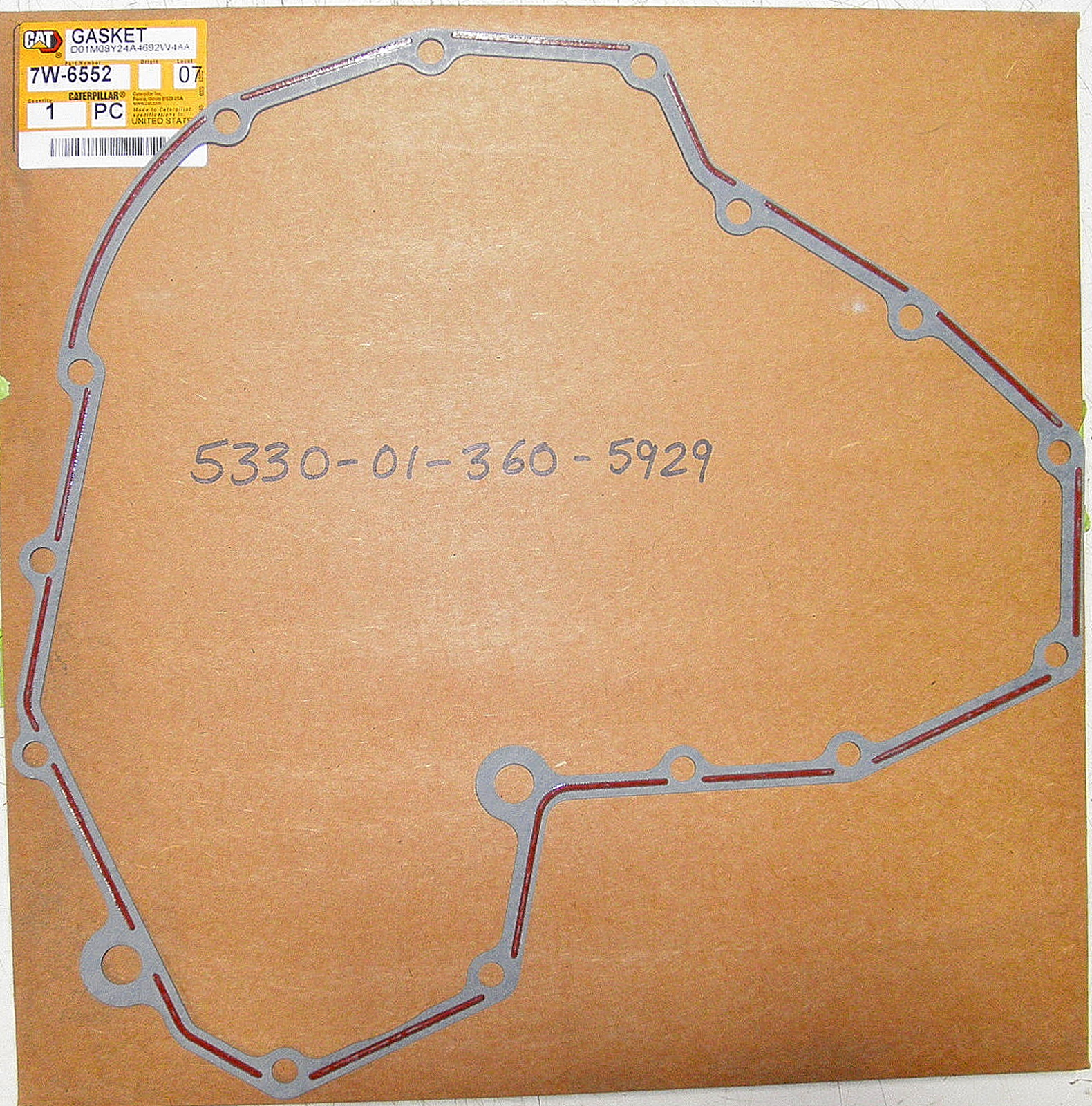 5330-01-360-5929 7W6552 7W-6552 Gasket L4B8