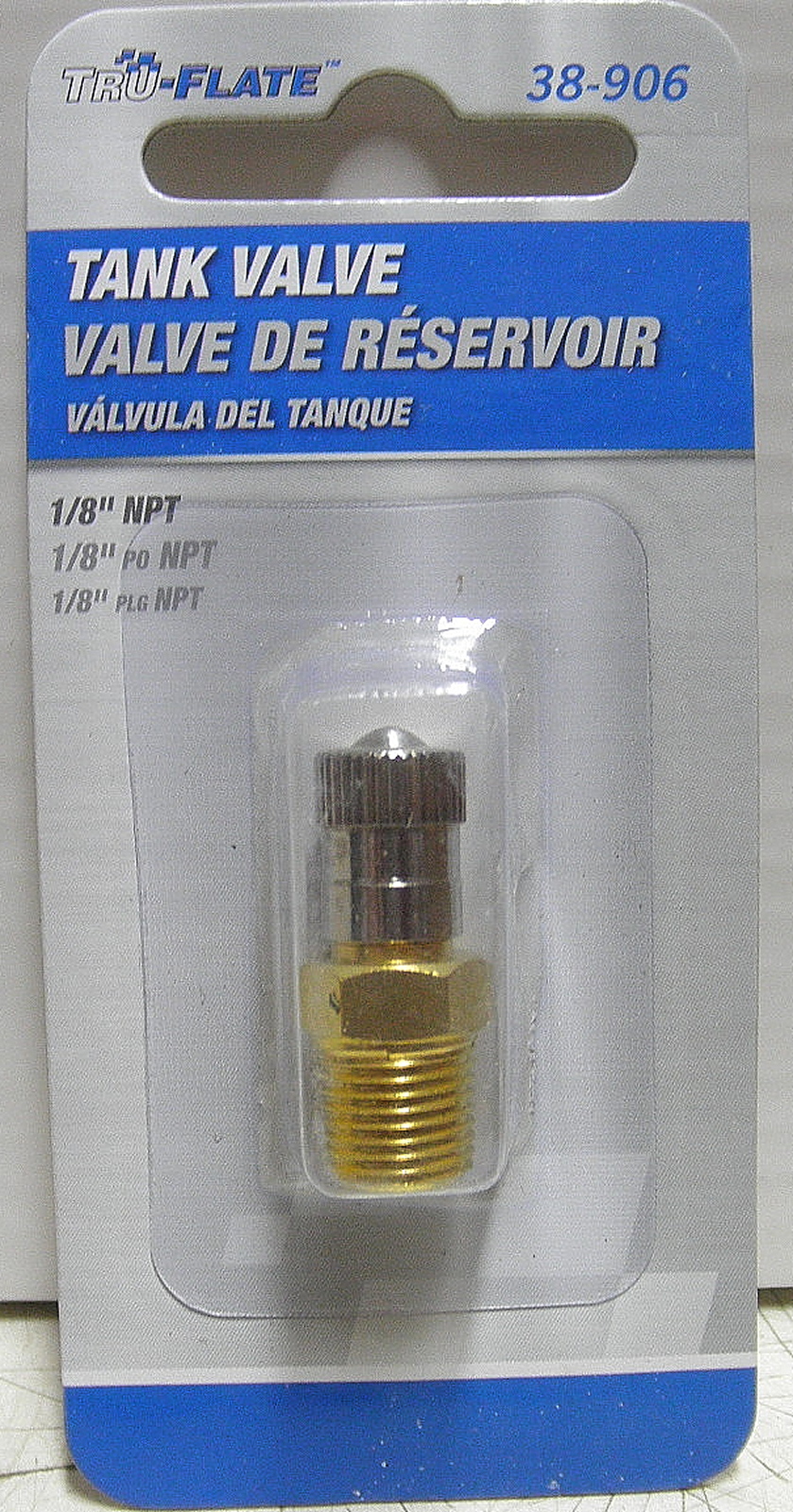 1/8" NPT Tank Valve Plews Tru-Flate® 38-906 2540-00-474-9753 6197530 38906TF L3C8