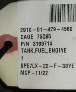 2910-01-479-4560 3199714 Tank, Fuel, Engine MTVR MK23 Unassigned