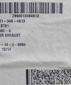 C21682A 2990-01-346-4613 Sullair 2250094-626 250020-726 Cummins 21682-A Muffler, Exhaust