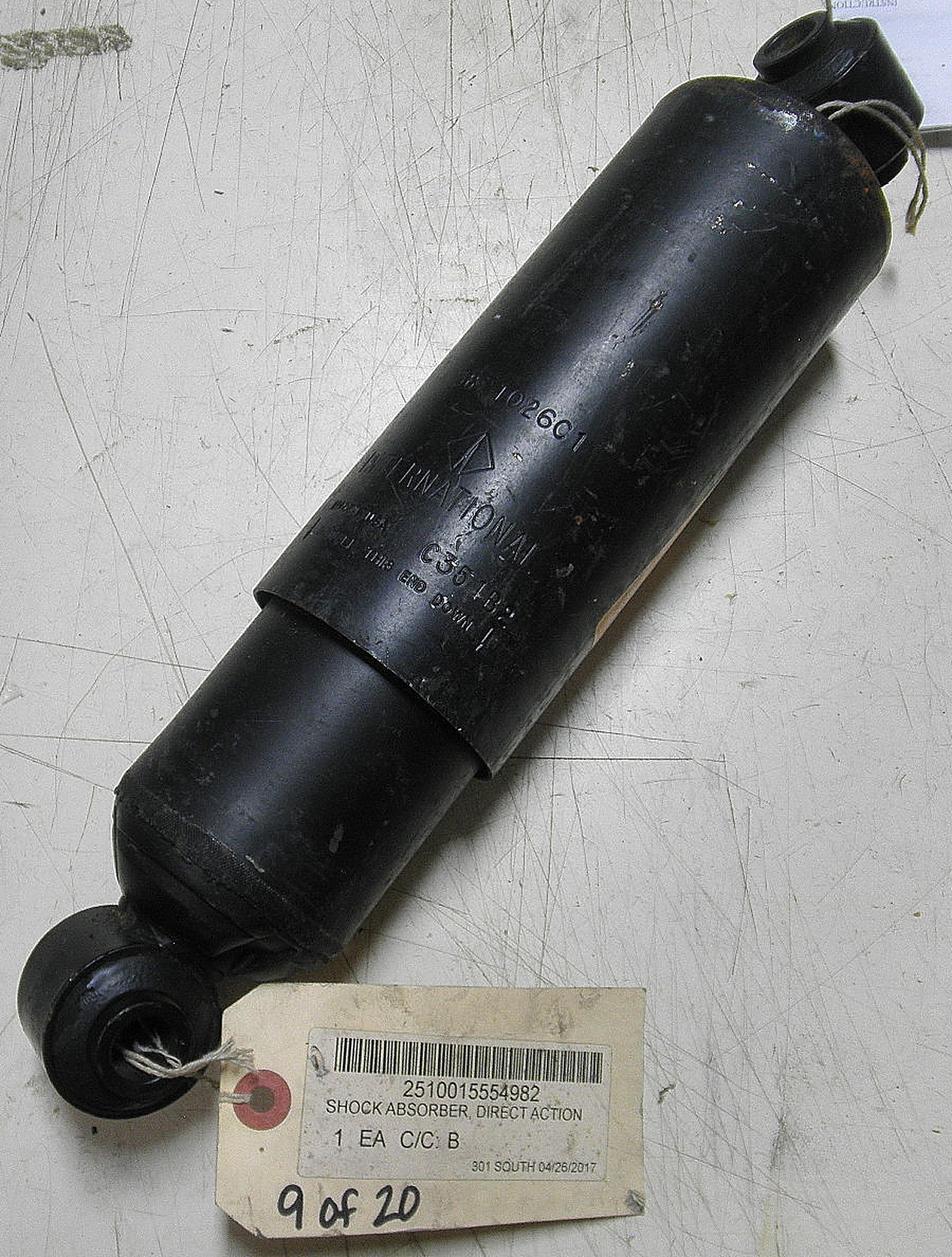 2510-01-555-4982 3821026C1 4212927C1 Shock Absorber, Direct Action NOS ***READ*** New Old Stock, a few chips in paint, light oxidation. ABSORBER CMN TO 18K COMP 12.81 14142 3541456C1 3816234C1 4164161C1 4212927C1 3576465C1 3576465C2 L2A2 Conex4