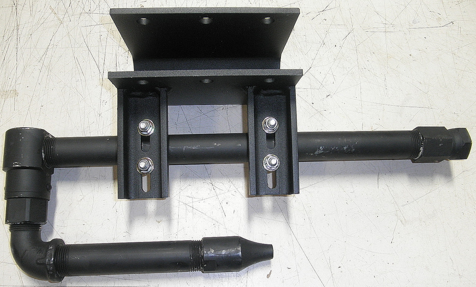 VANAIR Compressed Air Arm w/ VA-AT2 Nozzle and Bracket. Component of VANAIR Compressed Air Kit for Buffalo MPCV MKI MKII USMC Variant. 2WH1CAEnd