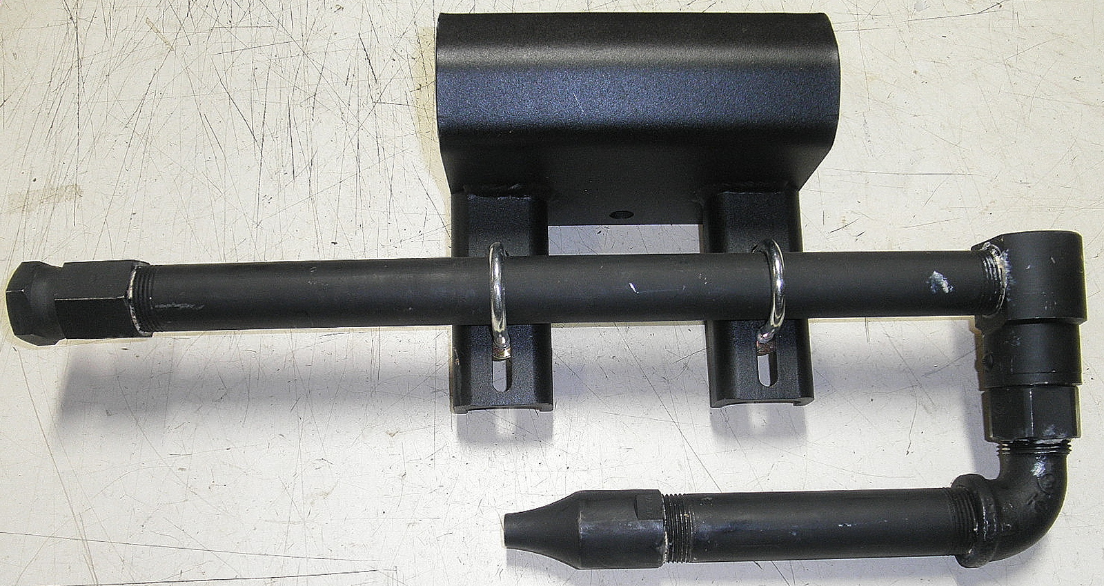 VANAIR Compressed Air Arm w/ VA-AT2 Nozzle and Bracket. Component of VANAIR Compressed Air Kit for Buffalo MPCV MKI MKII USMC Variant. 2WH1CAEnd