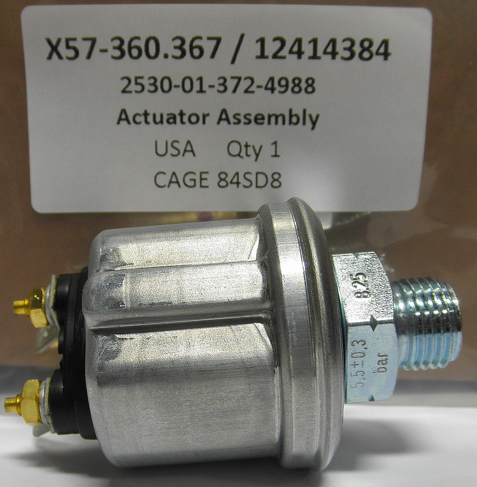 2530-01-372-4988 12414384 X57-360.367 Actuator Assembly, Air Brake LMTV L6B9