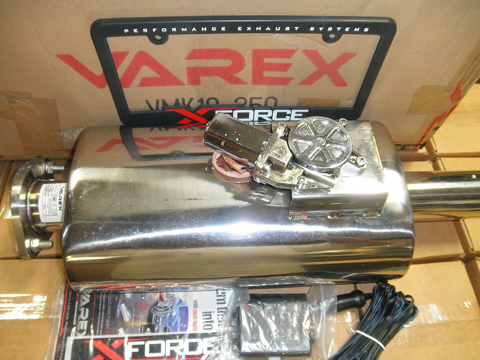 VMK10-250 2.5 Inch Inlet Oval Varex Muffler XForce USA ⋆ DP Equipment LLC