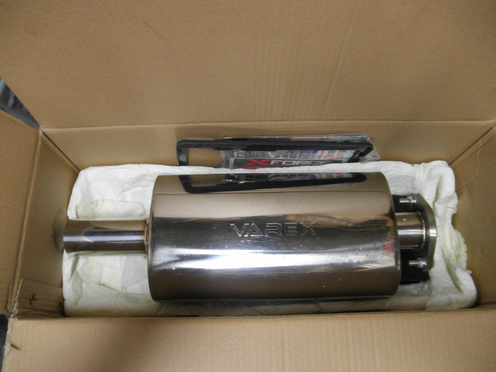 VMK10-250 2.5 Inch Inlet Oval Varex Muffler XForce USA ⋆ DP Equipment LLC