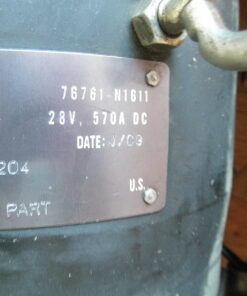 6115-01-578-9318 N1611 10675213-001 Generator 28v570A - Image 3
