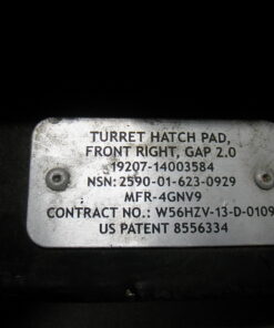 2590-01-623-0929 700-4718 14003584 Turret Hatch Pad FR - Image 2