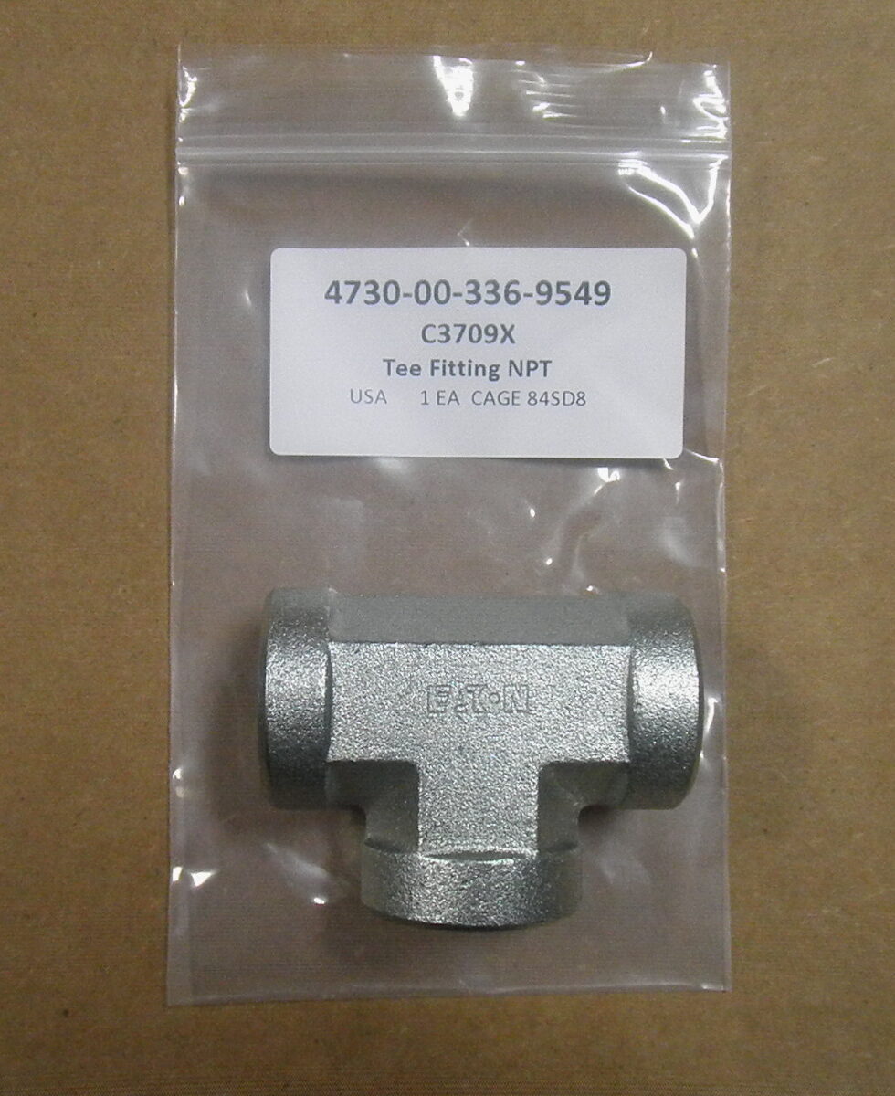 C3709X 4730-00-336-9549 Tee Fitting NPT